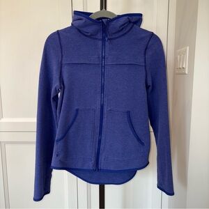 Ivivva by Lululemon Girls Purple Full Zip Hooded Athletic Sweater Jacket Size 14